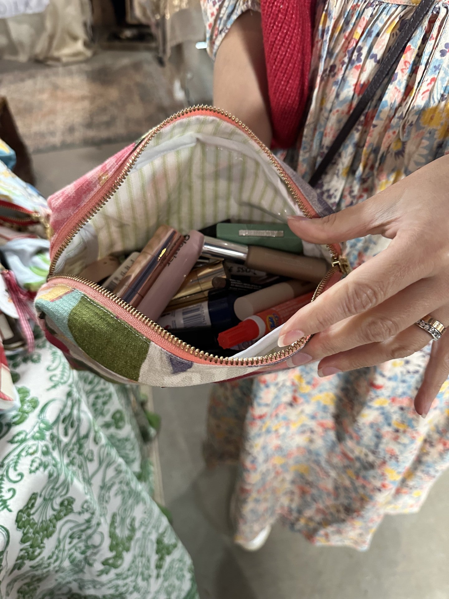 Marigold Large Cosmetic Bag